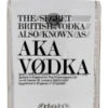 AKA The Secret British Vodka 70 Cl -Wines House Area aka the secret british vodka 70 cl
