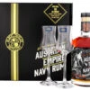 Austrian Empire Navy Rum Solera 18 Years 2 Gass Gift Box -Wines House Area austrian empire navy rum solera 18 years 2 gass gi
